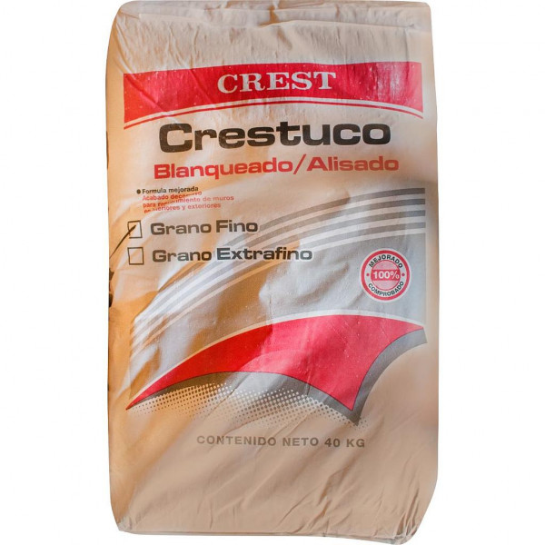 CRESTUCO ALISADO BLANQUEADO ESPECIAL GRANO FINO 40 KG CREST UNID