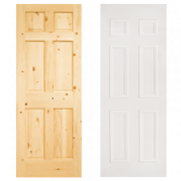 PUERTA HDF 6TB BLANCA 0.81 X 2.07 COLONIAL UNIDAD